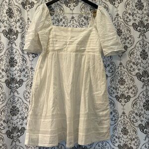 Abercrombie Mini White Dress with Lace Details